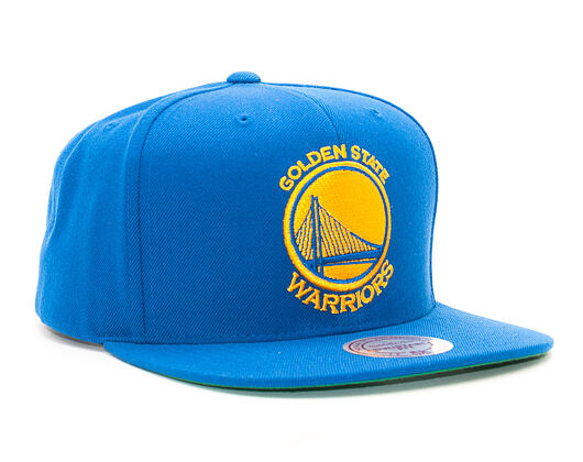 Kšiltovka Mitchell & Ness Solid Team Colour Classic Logo Golden State Warriors Snapback