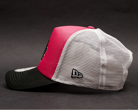 Kšiltovka New Era Front On Los Angeles Dodgers Trucker Pink/White/Black Snapback