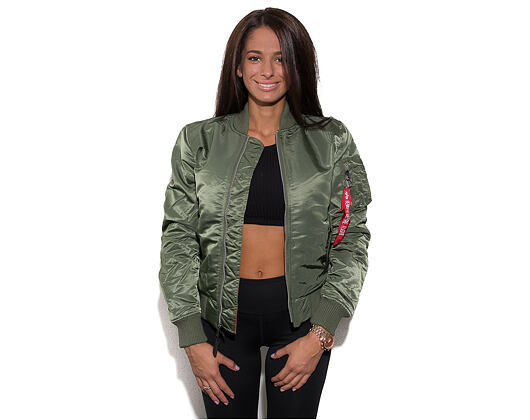 Dámský zimní Bomber Alpha Industries MA-1 SF Wmn Sage Green (-5° C)