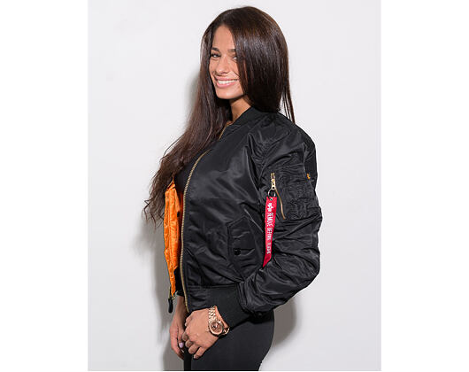 Dámský Zimní Bomber Alpha Industries MA-1 SF Wmn Black (-5° C)