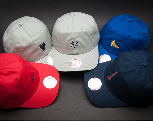 Kšiltovka Mitchell & Ness Elements Dad Hat San Antonio Spurs Grey Strapback