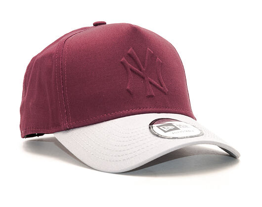 Kšiltovka New Era Gel In Fill New York Yankees Maroon 9FORTY A-FRAME Snapback