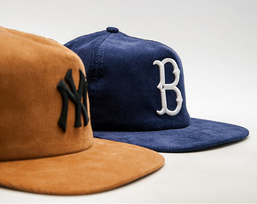 Kšiltovka New Era Cooperstown Cord Brooklyn Dodgers Navy 9FIFTY Snapback