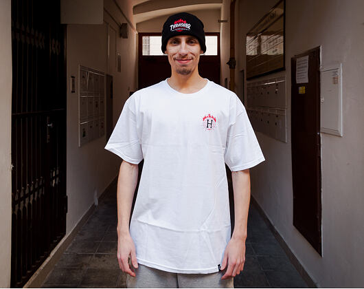 Triko HUF Thrasher White