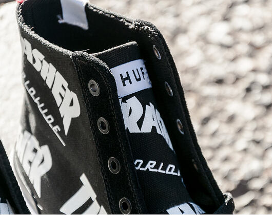 Boty HUF Thrasher Classic Hi Black