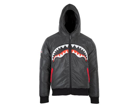 Dětská oboustranná péřovka Sprayground 3M Shark Mouth Reversible Black