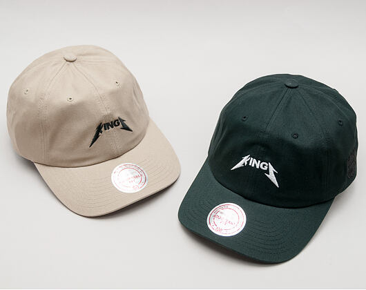 Kšiltovka Mitchell & Ness Rock Font Dad Hat Sacramento Kings Black Strapback