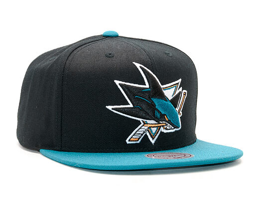 Kšiltovka Mitchell & Ness NHL 2017 All Star Game San Jose Sharks Black/Teal Snapback