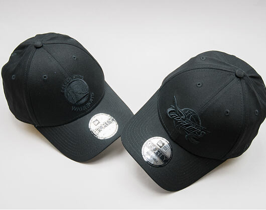 Kšiltovka New Era Bob Golden State Warriors 9FORTY Black/Black Strapback