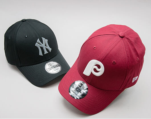 Kšiltovka New Era Flock Logo Philadelphia Phillies 9FORTY Carmine Snapback