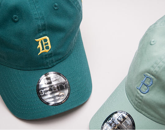 Kšiltovka New Era Unstructured Seasonal Detroit Tigers 9FORTY Green/Yellow Strapback