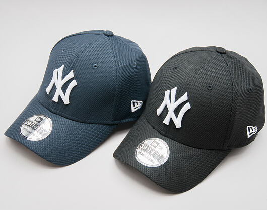Kšiltovka New Era - MLB Diamond Era 39THIRTY - NY Yankees - Black / White