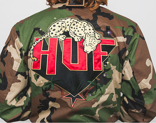 Bomber HUF Kingston Jacket Woodland