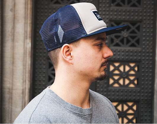 Kšiltovka New Era Emblem Foam Snap New York Yankees Gray/Navy 9FIFTY Snapback