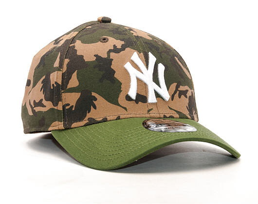 Kšiltovka New Era Camo Team Stretch New York Yankees 39THIRTY Woodland Camo/Official Team Color