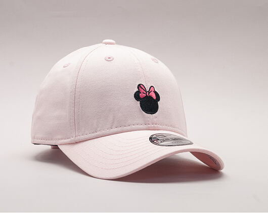 Dětská Kšiltovka New Era Washed Disney Minnie Mouse 9FORTY Youth Pink Strapback