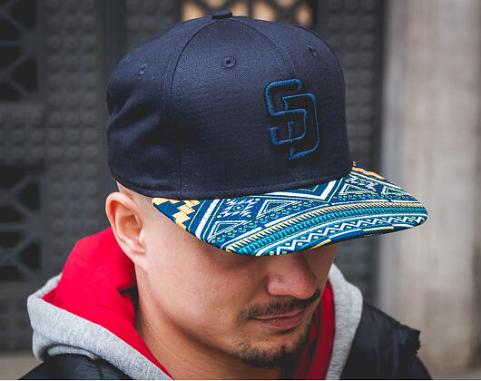 Kšiltovka New Era West Coast Visor Print San Diego Padres 9FIFTY Navy Snapback
