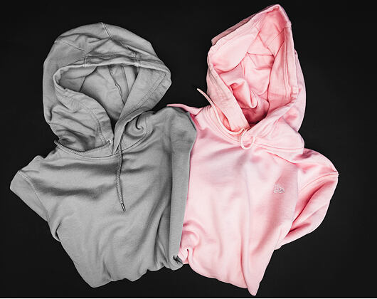 Mikina S Kapucí New Era Sandwash Po Hoody Pink