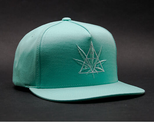 Kšiltovka HUF 420 Triple Triangle Mint Snapback