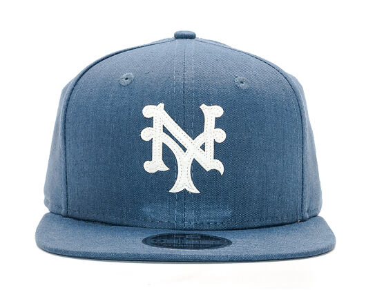 Kšiltovka New Era Linen Felt New York Mets 9FIFTY Navy Strapback