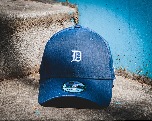 Kšiltovka New Era Linen Small Logo Detroit Tigers 9FORTY Navy Strapback