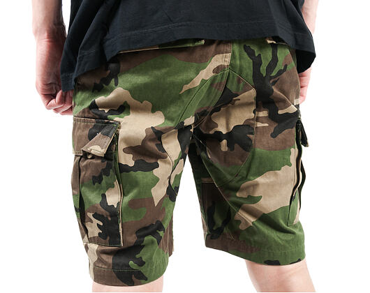 Kraťasy HUF Fatigue Cargo Woodland Camo