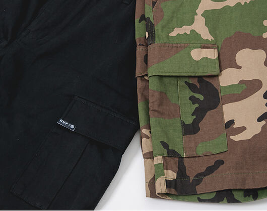 Kraťasy HUF Fatigue Cargo Woodland Camo