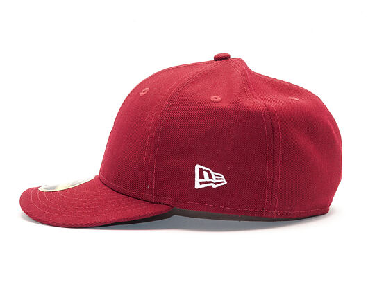 Kšiltovka New Era Mini Logo Philadelphia Phillies 59FIFTY LOW PROFILE Burgundy/White