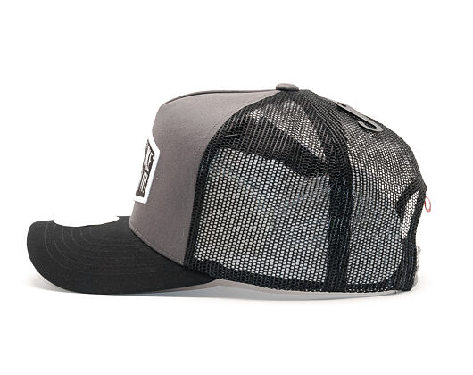Kšiltovka UPFRONT Skate Baseball Trucker Grey/Black Snapback