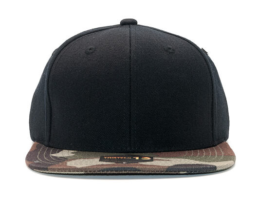 Kšiltovka State of WOW Crown 13 Black/Camo Snapback