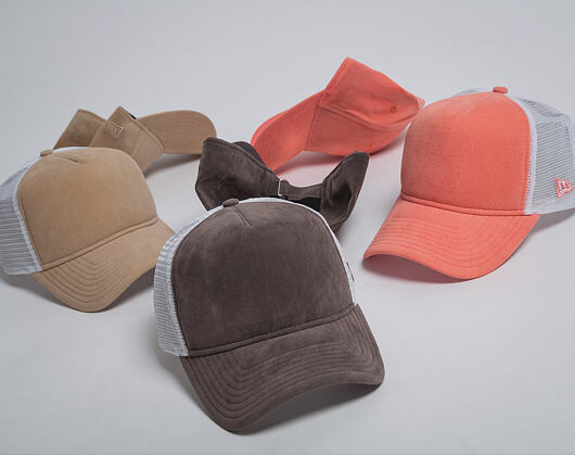 Dámská Kšiltovka New Era Women Felt Trucker 9FORTY Stone Snapback