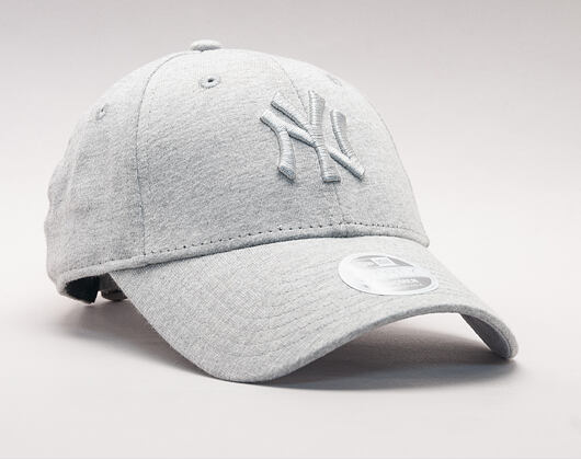 Dámská Kšiltovka New Era Jersey Essential New York Yankees 9FORTY Gray/Gray Strapback