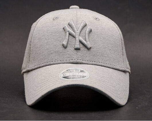 Dámská Kšiltovka New Era Jersey Essential New York Yankees 9FORTY Gray/Gray Strapback