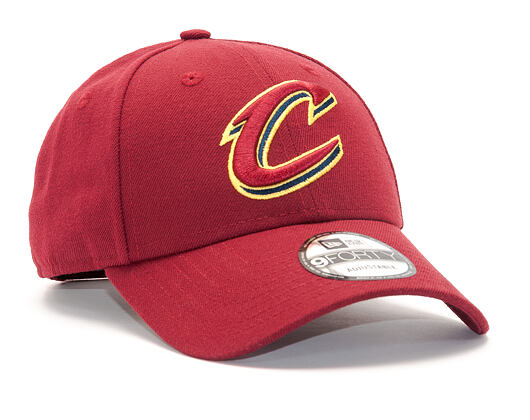 Kšiltovka New Era The League Cleveland Cavaliers Red C Logo 9FORTY Official Team Colors Strapback
