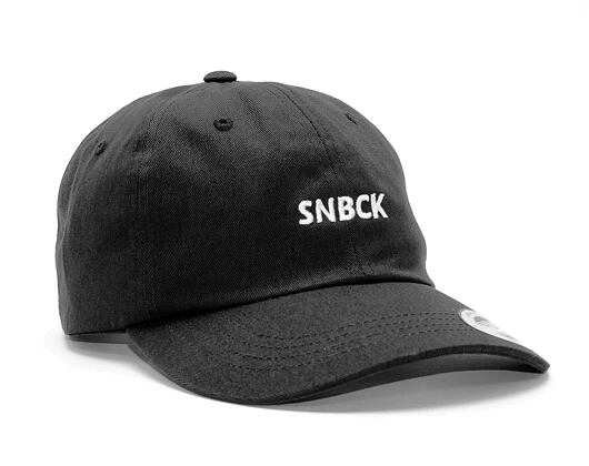 Kšiltovka Snapbacks.cz SNBCK Curved Classic Black Snapback