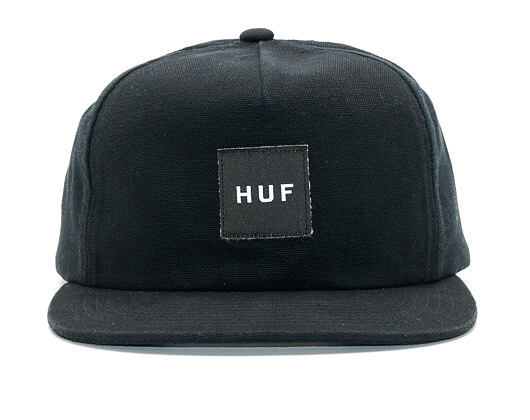 Kšiltovka HUF Wash Canvas Box Logo Black Snapback