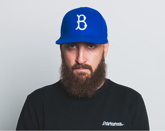Kšiltovka New Era Relocation Brooklyn Dodgers 59FIFTY Low Profile Light Royal/White/Dark Green
