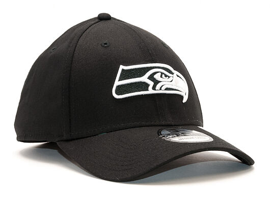 Kšiltovka New Era Monochrome Seattle Seahawks 39THIRTY Black
