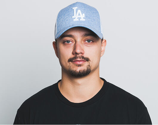 Kšiltovka New Era Essential Trucker Los Angeles Dodgers 9FORTY Blue/White Snapback