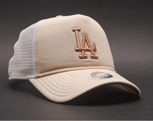 Dámská Kšiltovka New Era Essential Trucker Los Angeles Dodgers 9FORTY Satin/Gold Snapback