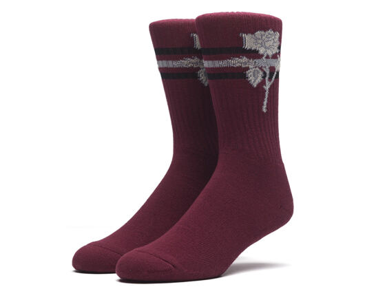 Ponožky HUF Ambush Rose Maroon