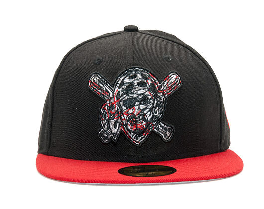 Kšiltovka New Era Strokes Pittsburgh Pirates 59FIFTY Black/Scarlet/Grey