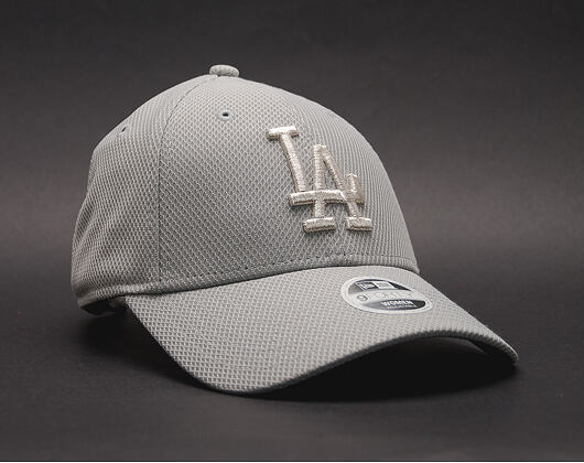 Dámská Kšiltovka New Era Sport Los Angeles Dodgers 9FORTY Gray/Silver Wing Strapback