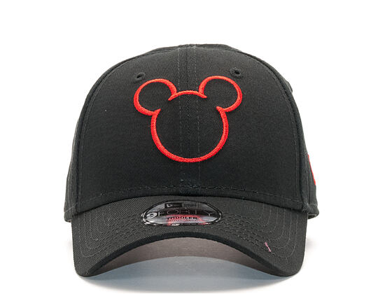 Dětská Kšiltovka New Era Disney Jr Mickey Mouse 9FORTY Toddler Black/Scarlet Strapback