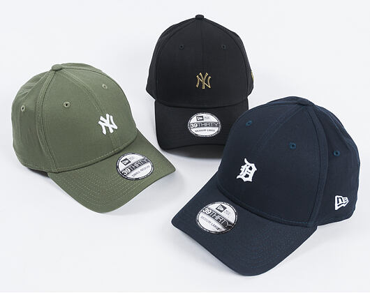 Kšiltovka New Era Mini Logo New York Yankees 39THIRTY New Olive/White