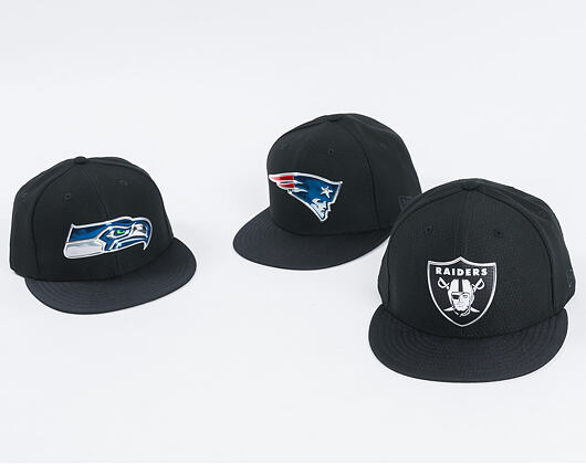 Kšiltovka New Era Black Coll Oakland Raiders 59FIFTY Black