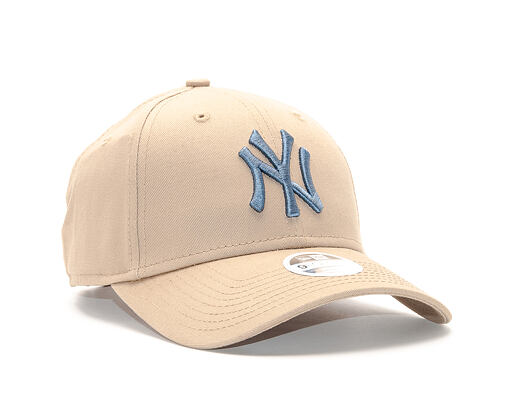 Dámská Kšiltovka New Era League Essential New York Yankees 9FORTY Camel/Slate Strapback