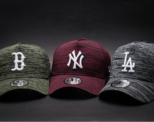 Kšiltovka New Era Engineered Fit Boston Red Sox 9FORTY  A-Frame New Olive/Rifle Green/Black Snapback