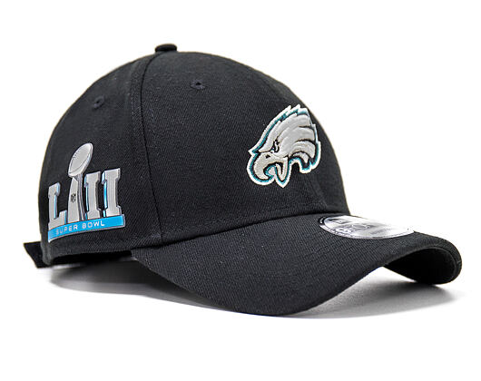 Kšiltovka New Era NFL 18 Replica Super Bowl Patch Philadelphia Eagles 9FORTY Official Team Color Str