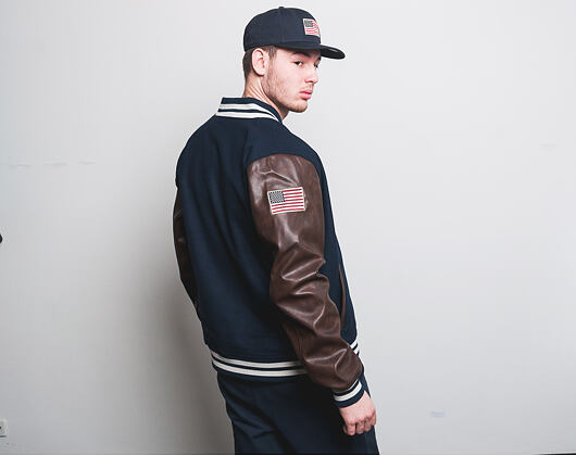 Bunda New Era World Hood Varsity Night Shift Navy